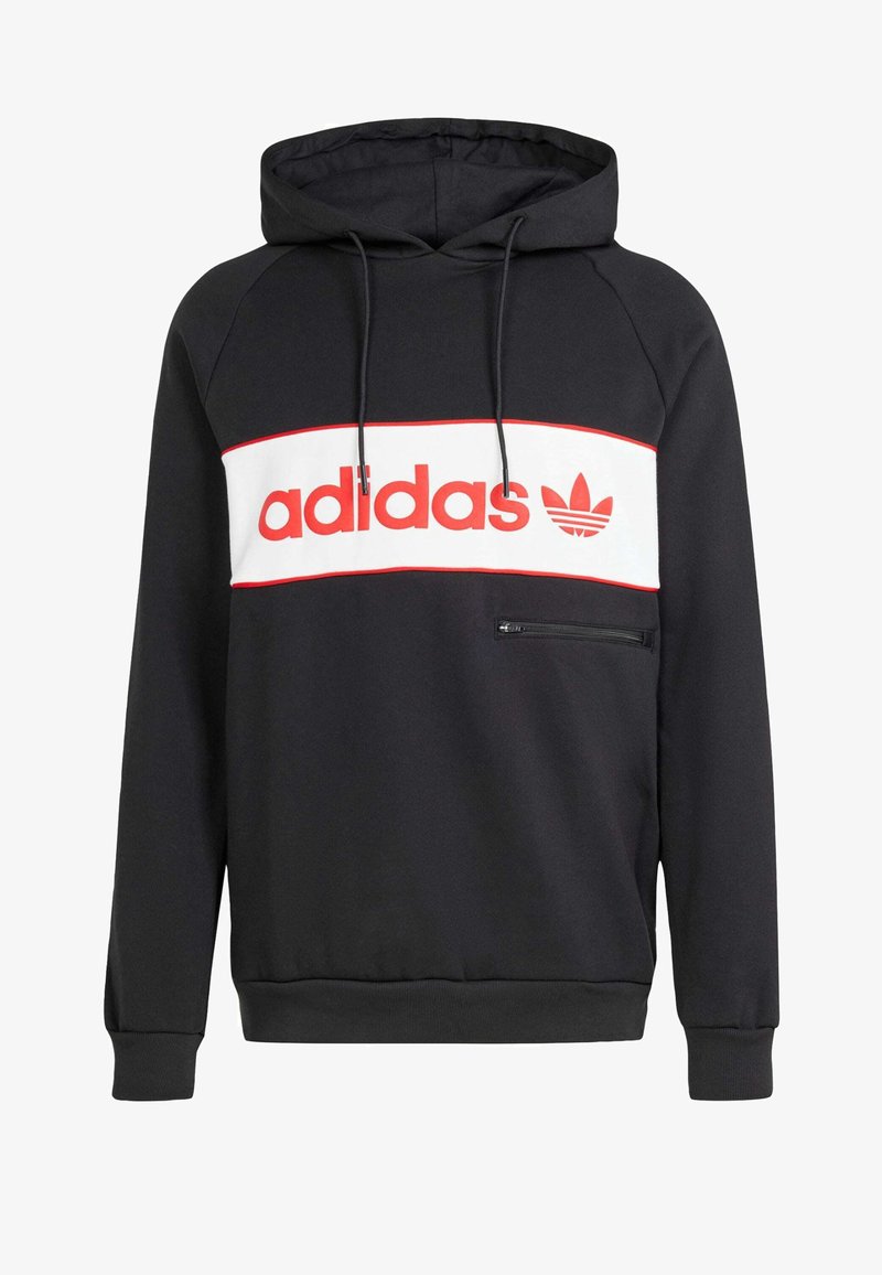 Adidas hoodie logo on sleeve Clearance