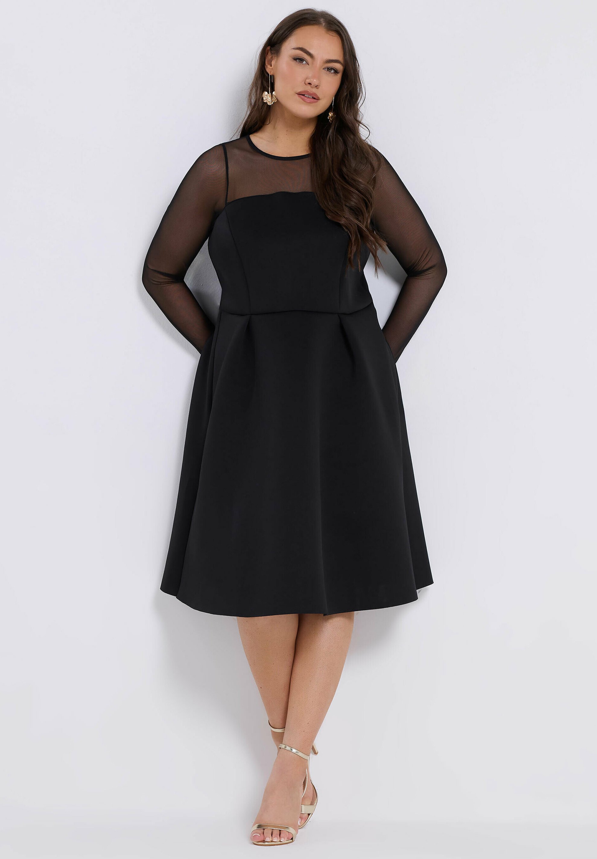 windsor black long dress Lori Formal Sequin Lace-Up Long Dress main image 1