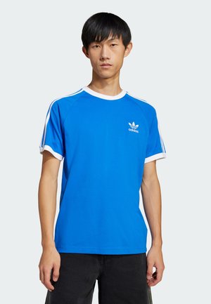 STRIPES TEE - Print T-shirt - blue