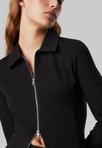 Calvin Klein Jeans ZIPPER LONGSLEEVE MILANO - Jopica - ck black