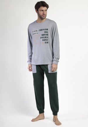 MANGA LARGA DEN SET - Conjunto de pijama - gris jaspe