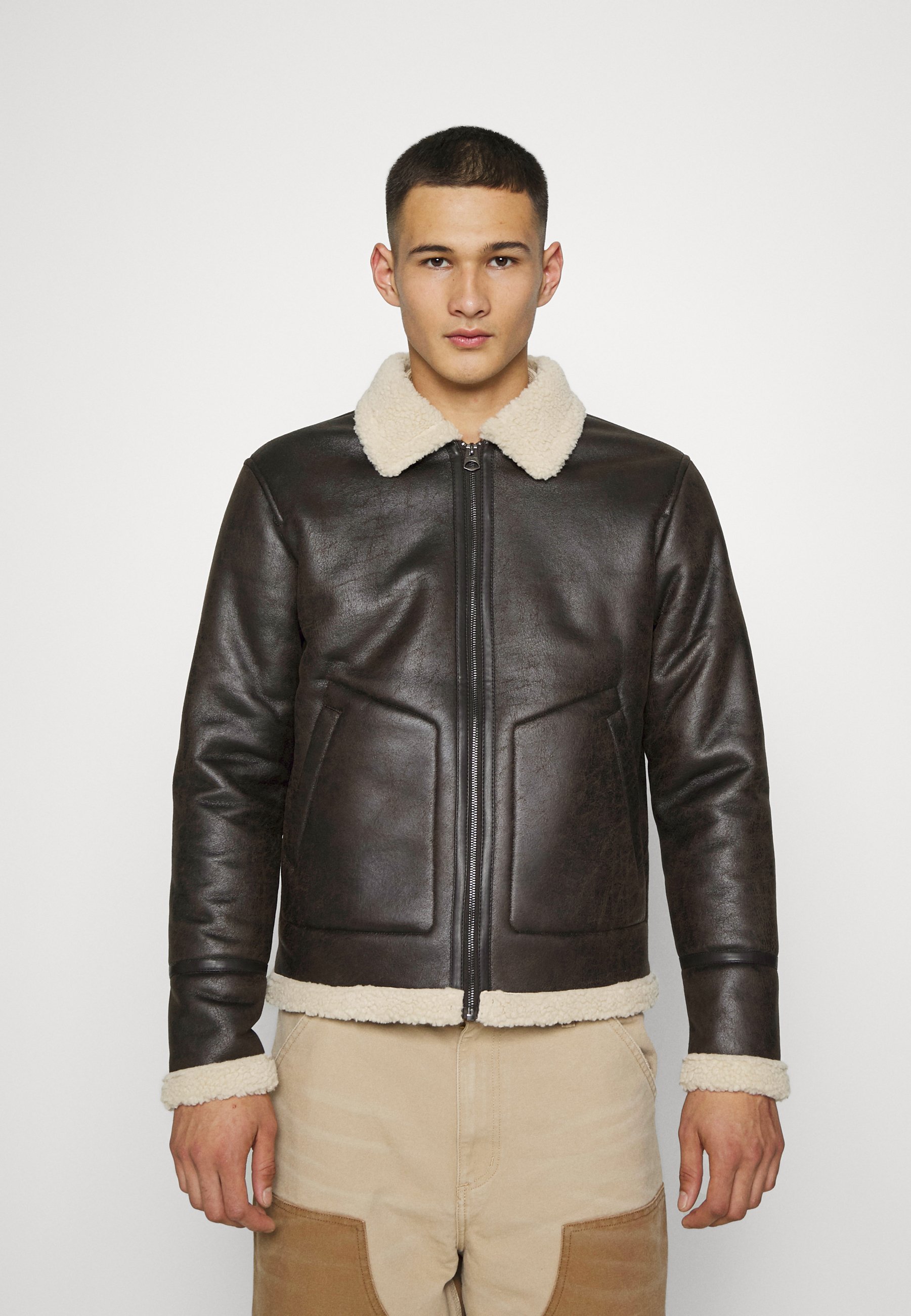 only and sons aviator jacket