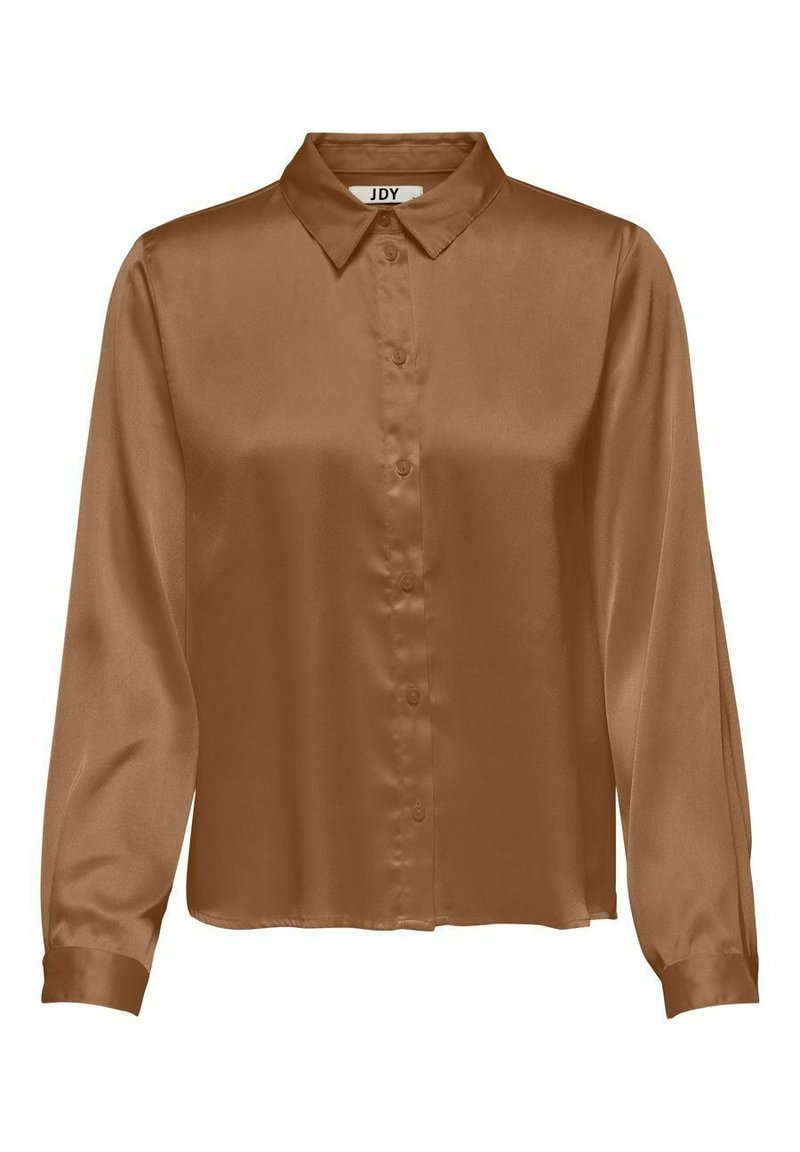 JDY JDYFIFI SHIRT - Button-down blouse - toasted coconut