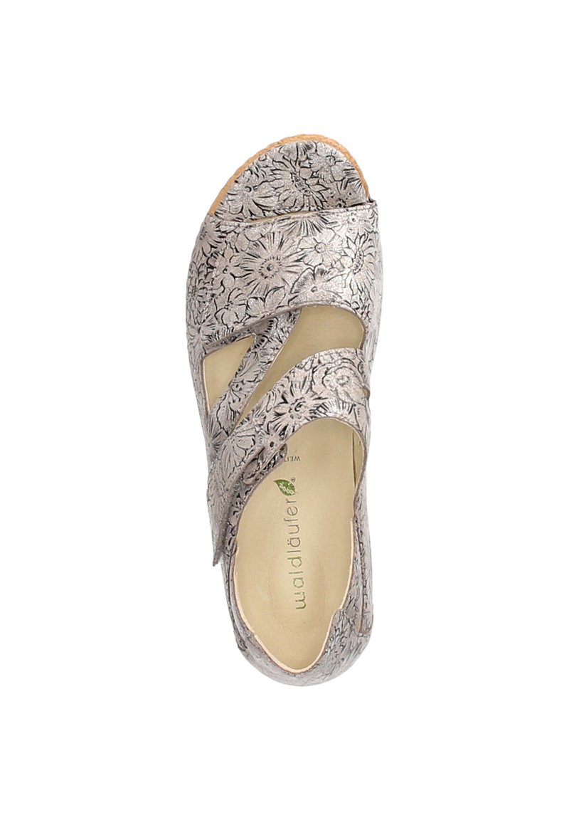 Damen Sneaker | Waldläufer Riemensandalette grau - JT29014 Damen Sneaker | Waldläufer Riemensandalette grau - JT29014