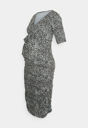 MAMALICIOUS, MLKAIJA TESS DRESS - Pouzdrové šaty - dapple gray