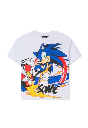 SONIC - T-shirt con stampa - bianco ottico