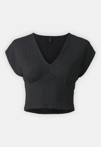 ONLY Onlastrid - Camisa Para Mujer, Corte Cómodo, Manga Media, Espalda Larga, Estilo Casual Elegante