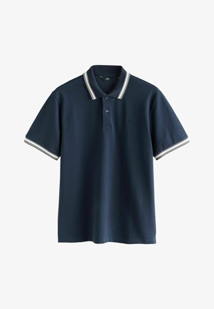 Next, TIPPED REGULAR FIT POLOSHIRT - Polo - navy blue