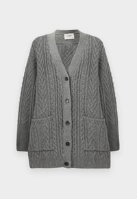SIERRA CARDIGAN - Adīta jaka - grey melange