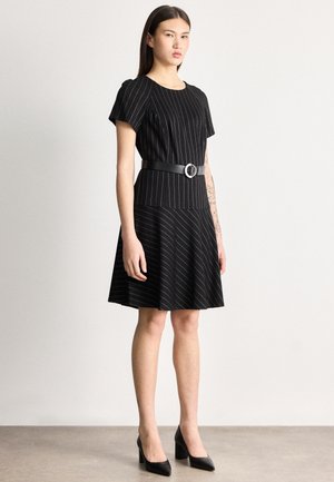 Jerseykleid - black/graphite