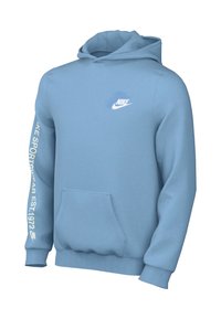 Nike Sportswear FLEECE HOODIE - Luvtröja - aegean storm
