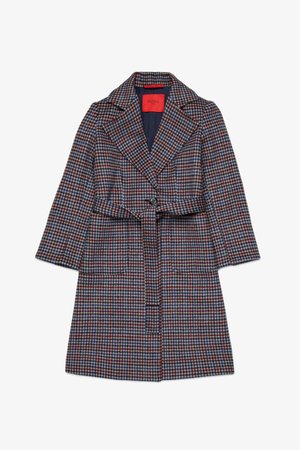 Casaco clássico - burgundy/bluette/camel/dark blue