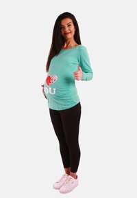 M.M.C. I LOVE YOU - Langarmshirt - mint