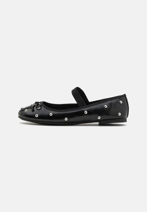 BYANCA - Ankle strap ballet pumps - black