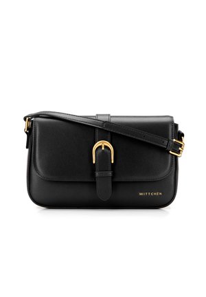 UMHÄNGE MIT DEKORATIVEM GÜRTEL ELEGANCE - Sac bandoulière - black