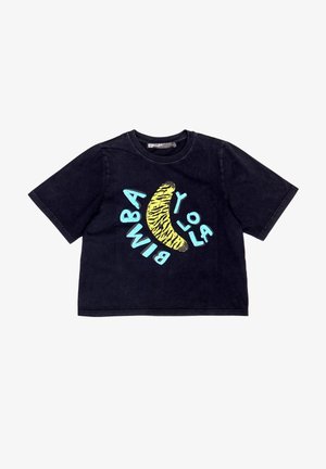 BIMBA Y LOLA Camiseta estampada - black
