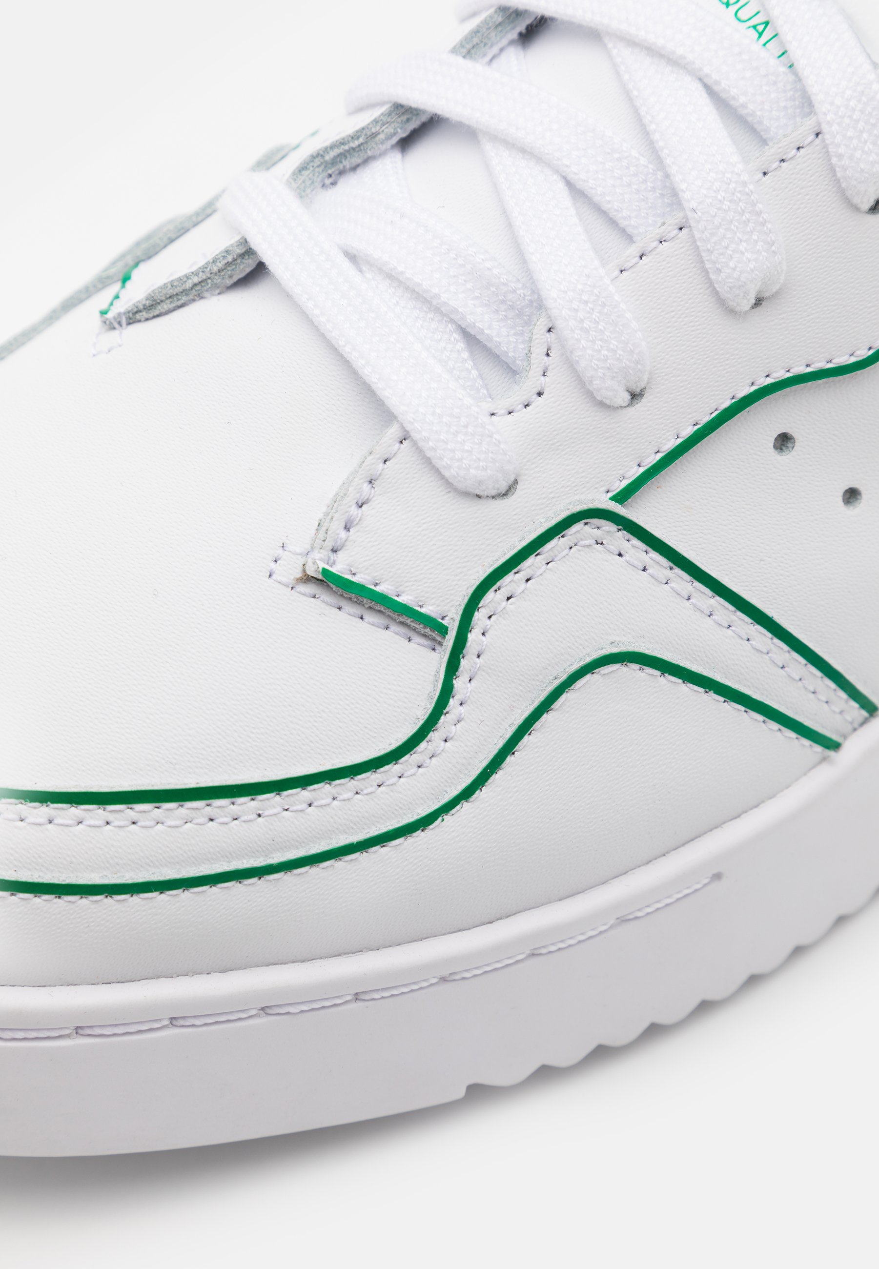 adidas Originals SUPERCOURT UNISEX - Sneakers laag - footwear  white/green/wit - Zalando.nl