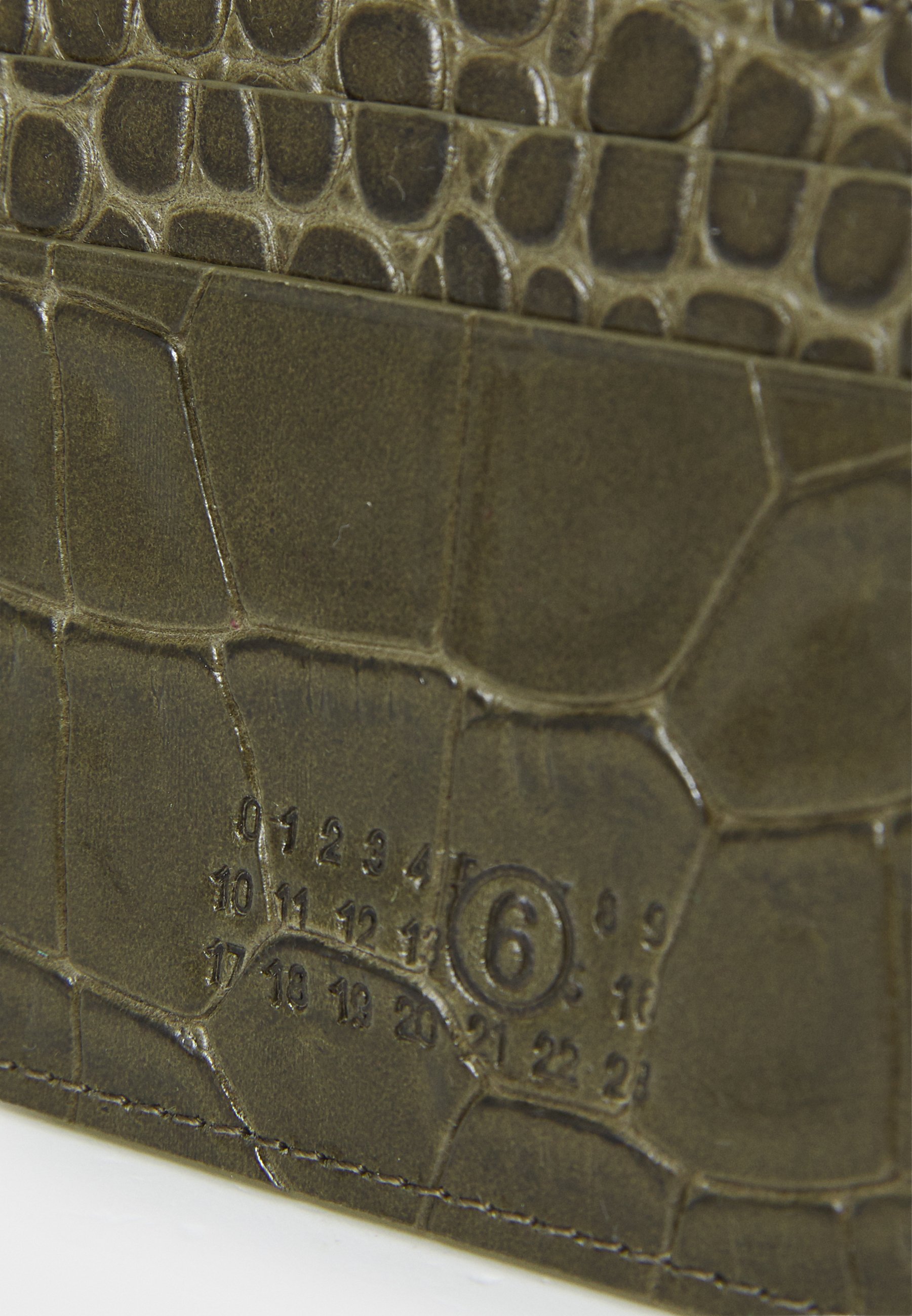 MM6 Maison Margiela PORTA CC COCCO - Wallet - olive/dark green