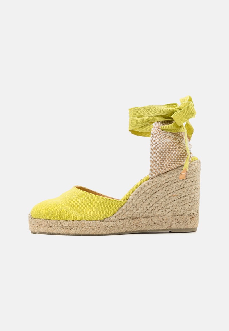 Cuñas Mujer CASTAu00d1ER ALPARGATAS CUu00d1A CARINA ROJO RUBI