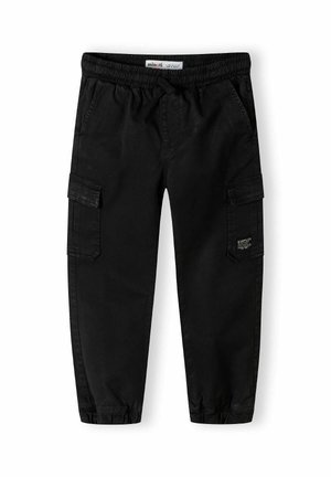 ELASTIC WAIST COMBAT STYLE - Housut - black