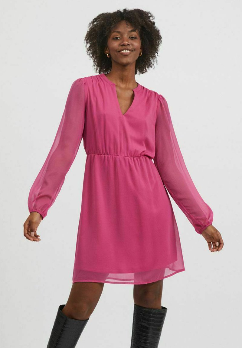 Damen Freizeitkleider | Vila Freizeitkleid magenta haze/lila - KT03284 Damen Freizeitkleider | Vila Freizeitkleid magenta haze/lila - KT03284
