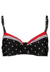 MONROE WIRE - Bikini-Top - black/red