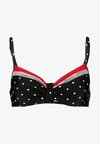 MONROE WIRE - Bikinitop - black/red