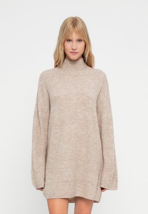 NMBALANCE FUNNEL NECK - Pulóverruha - beige