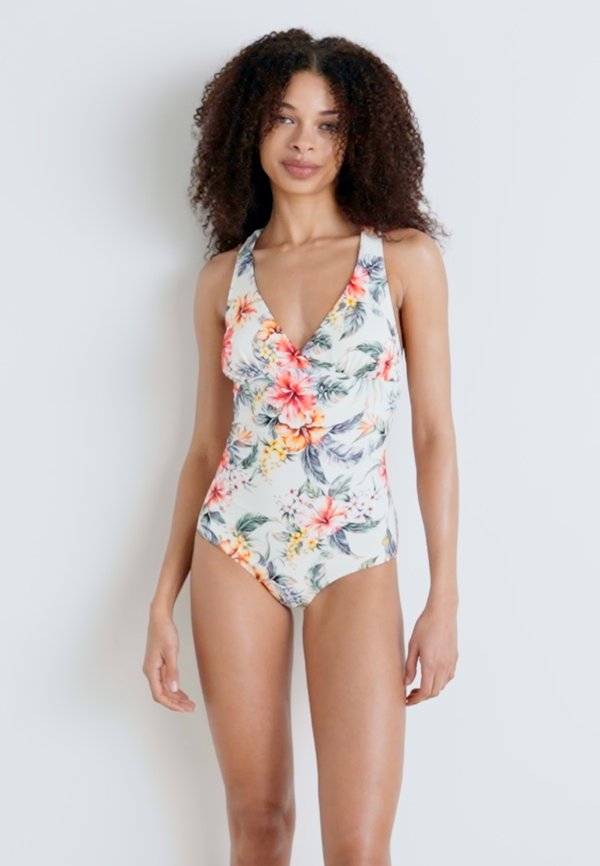 Swimsuit - creme print2