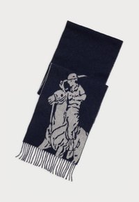 BIG PONY WOOL-BLEND SCARF - Κασκόλ - navy/ grey