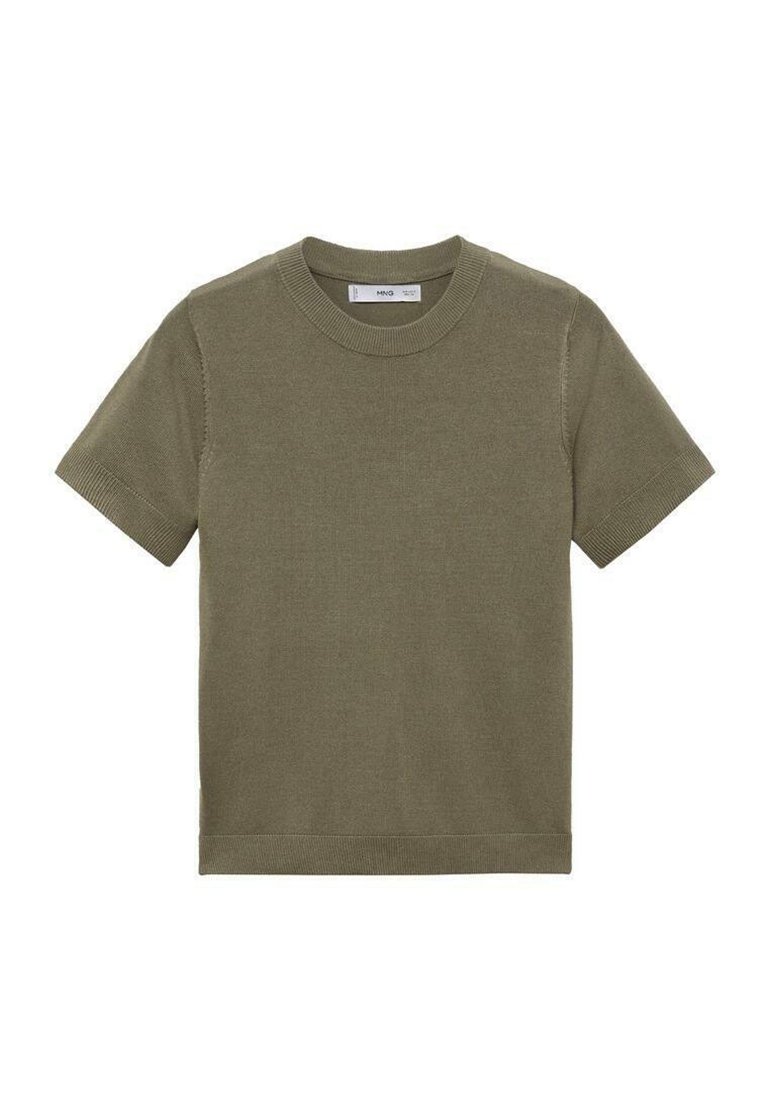 Mango T-shirt basic kaki
