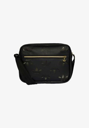 adidas Originals SMALL AIRLINER MONOGRAM BAG UNISEX - Skuldertasker - black