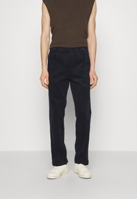 Samsøe Samsøe - JABARI TROUSERS - Nadrágok - dark blue Miniatűr kép 1