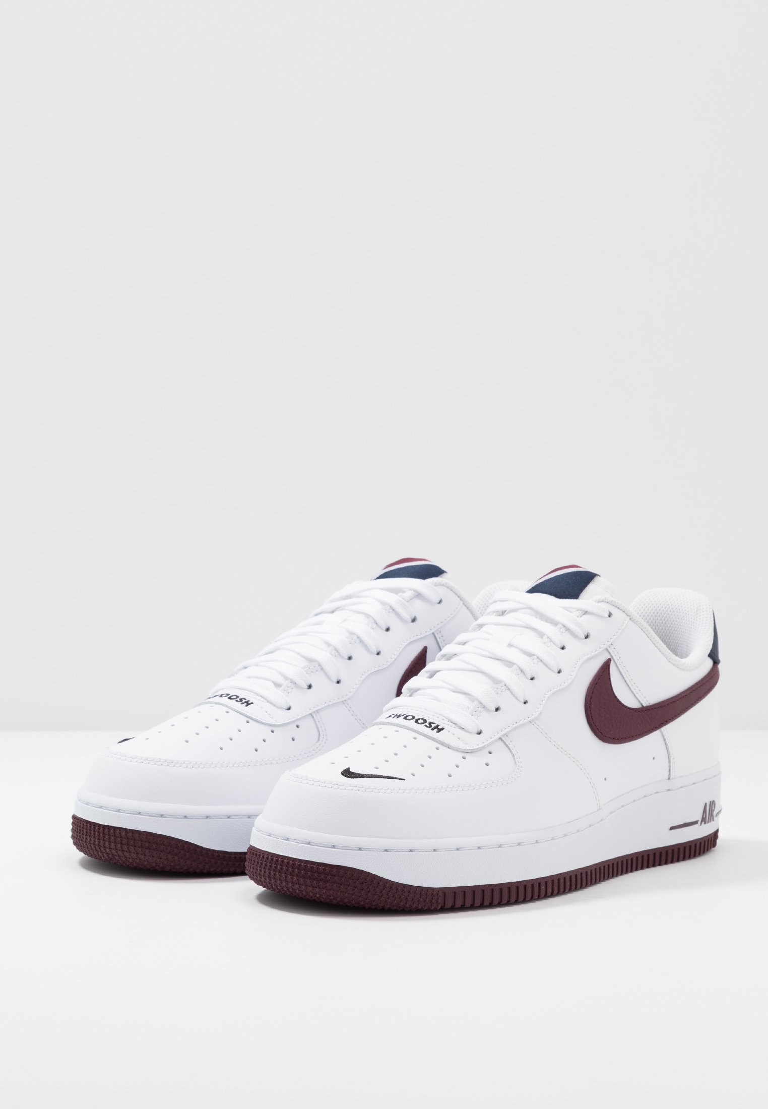 air force 1 white and maroon