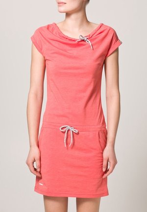 Robe en jersey - coral