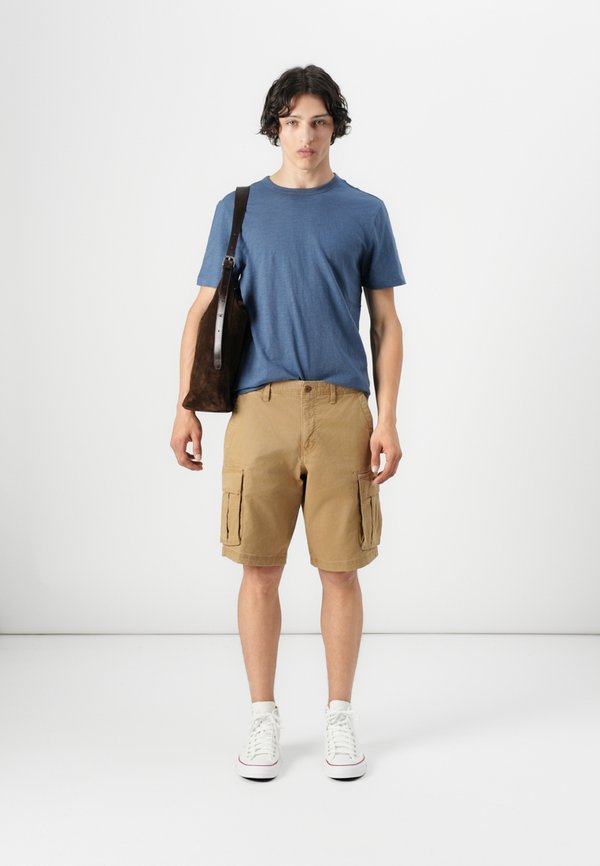 LIVED CURVED HEM - Basic T-shirt - vintage indigo3