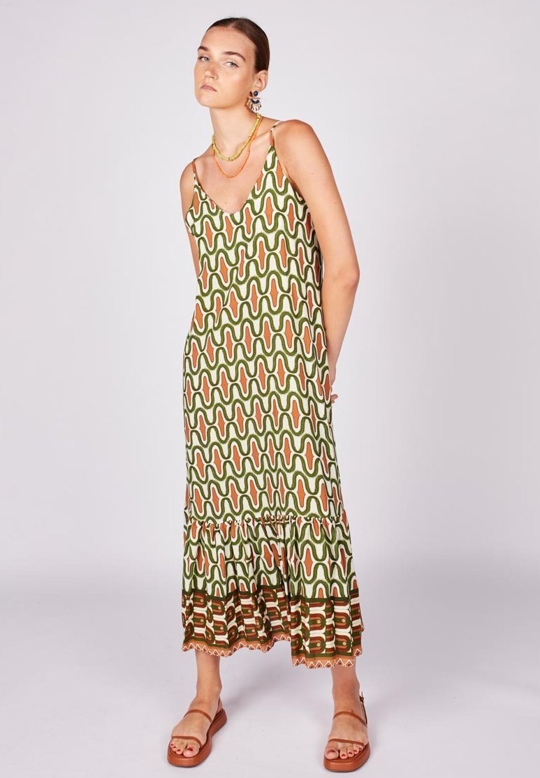 Dioxide STRAPPY RUFFLED GEOMETRIC - Day 