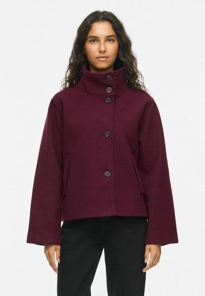 VILA, JACKET VICLAUDIA BUTTONED - Light jacket - winetasting