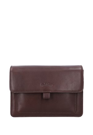 Gusti Leder, SMALL WOMAN HANDBAG BIBI - Cross body bag - dunkelbraun