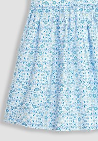 JoJo Maman Bébé BUTTON FRONT COLLAR TEA- REGULAR FIT - Särkkleit - blue floral
