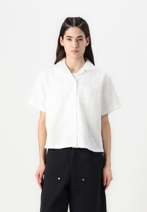 MANOR JACQUARD - Button-down blouse - white