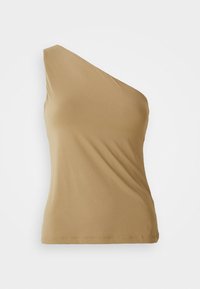 ONE SHOULDER BRA TANK - Top - light khaki