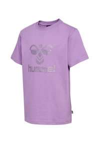 Hummel TRES  S/S - T-shirt print - diffused orchid