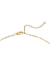 Bransoletka łańcuszkowa w kolorze złotym z małym zapięciem w kształcie homara i regulowaną długością, z ogniwami w kształcie owalnym i gładką powierzchnią.