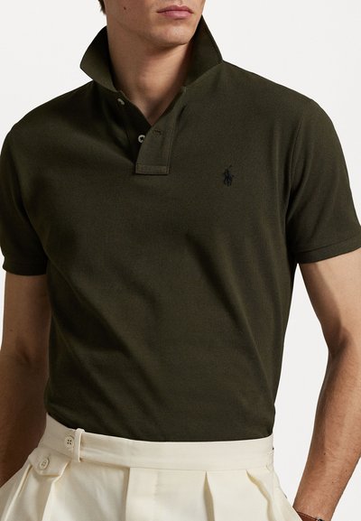 Polo Ralph Lauren CUSTOM SLIM FIT MESH POLO SHIRT - Polo majica - company olive