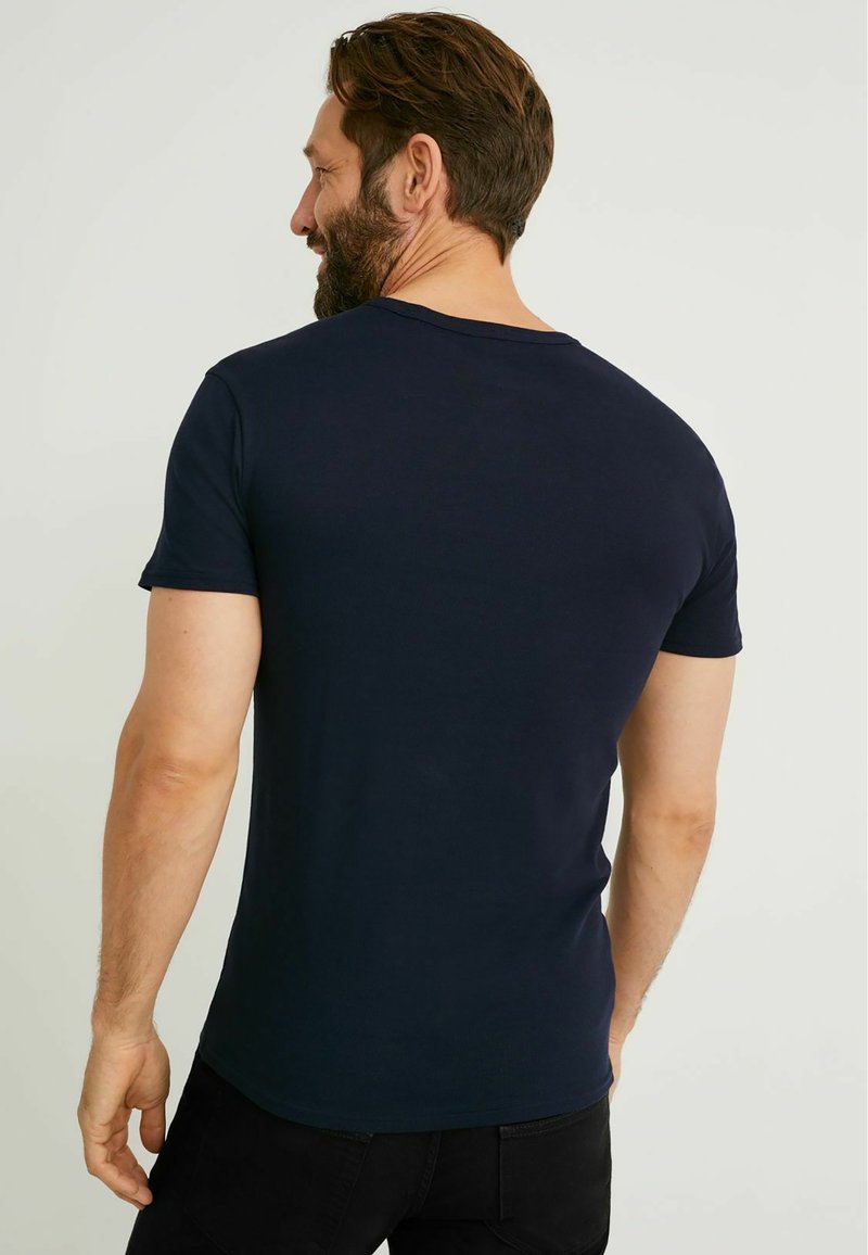 Herren T-Shirts basic | C&A T-Shirt basic dark blue/dunkelblau - BH33499 Herren T-Shirts basic | C&A T-Shirt basic dark blue/dunkelblau - BH33499