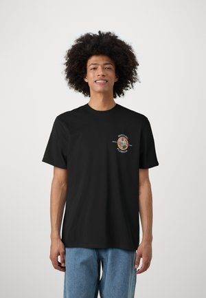 Rip Curl THE SWAMP PREM TEE UNISEX - Potiskana majica - black