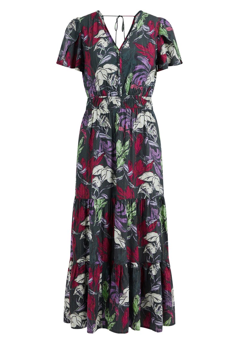 WE Fashion Maxi-jurk donkergroen