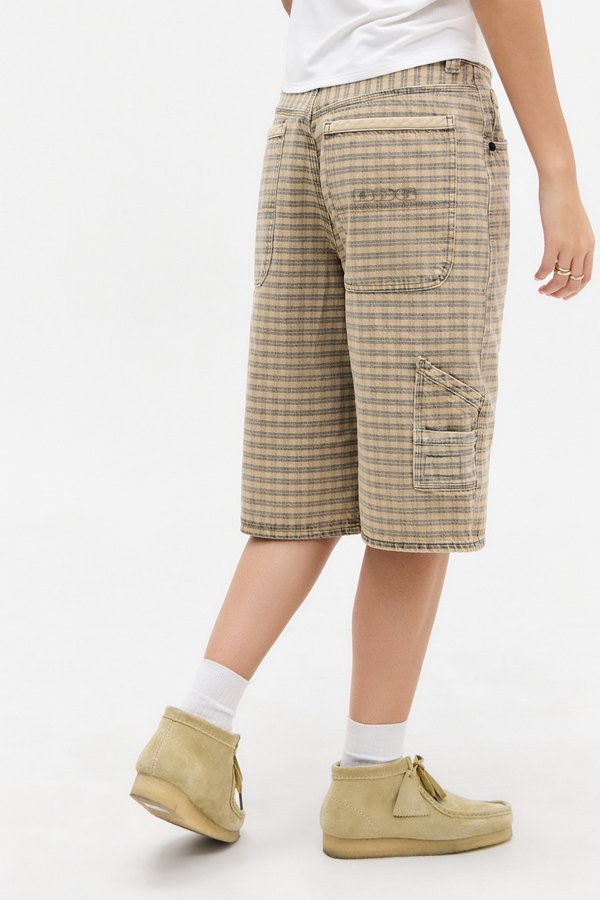 CHECK NICOLA JORT - Shorts - beige2