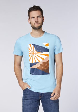 NORMALE PASSFORM - Print T-shirt - alaskan blue